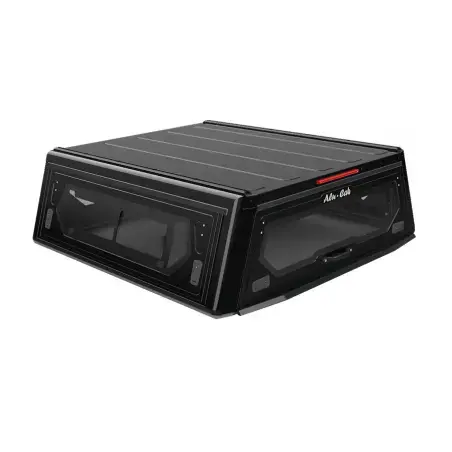 Hardtop Contour noir lisse avec fenêtre Toyota Tacoma Gen 3 benne courte Alu-Cab